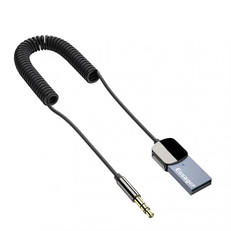 

Универсальный Bluetooth 5,0 приемник для беспроводного USB Bluetooth Адаптер 3,5 мм 3,5 Jack Aux аудио музыкальный передатчик Блютуз Адаптер