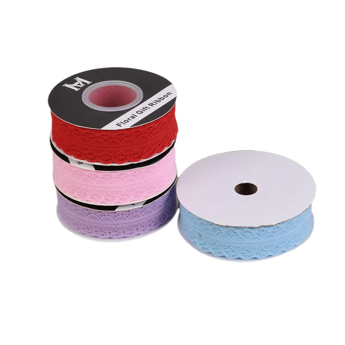 

Ribbon Lace Trim Ribbons Crafts Glitter Roll Decoration Packing Wedding Edging Fabric Satin Floral Vintage Flowersbow Hair