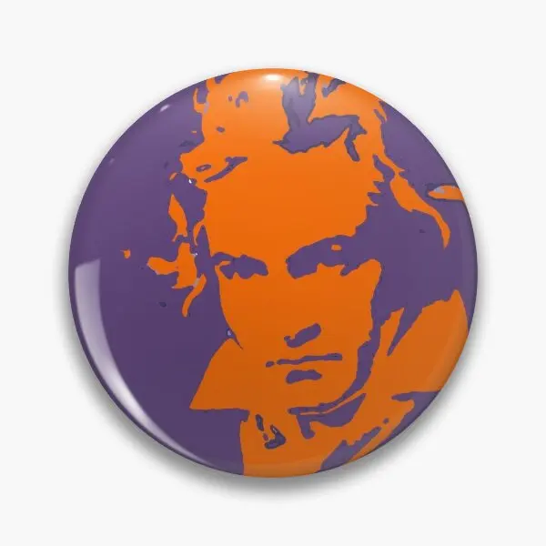 Мягкая булавка для пуговиц Beethoven мультяшная модная брошь любимых женщин