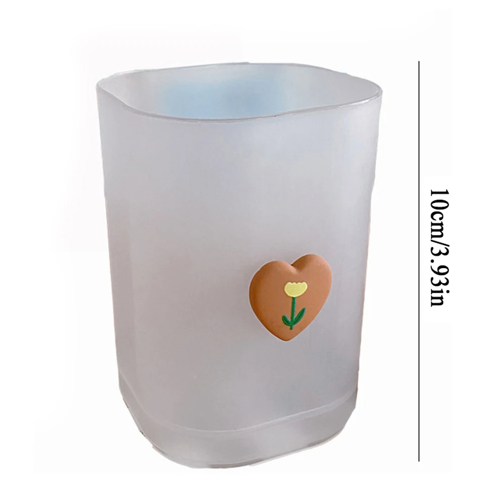 Прозрачный держатель для карандашей подставка кистей настольный органайзер