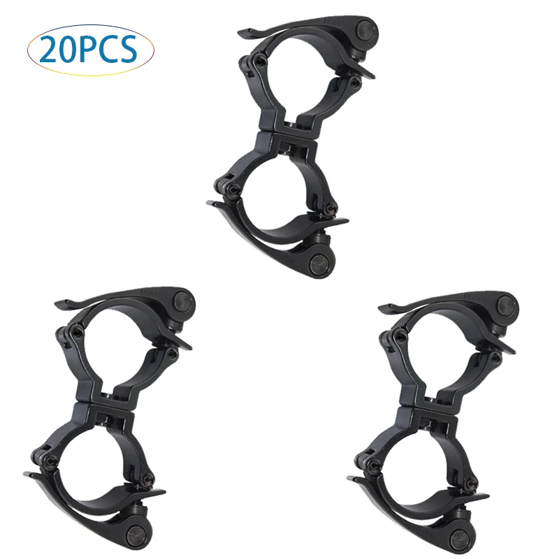 20 упаковок поворотный соединительный зажим для фермы освещения подходит труб 48-51