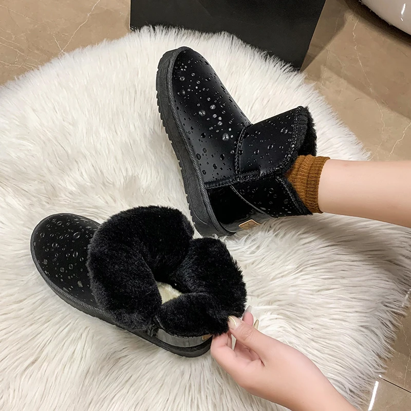 

Shoes Boots Flat Platform Luxury Designer Round Toe Australia Winter Footwear Clogs Leather Fashion Snow Ladies 2022 Rubber Mid