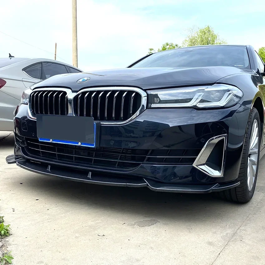 G30 G31 Автомобильный передний бампер с карбоновым эффектом для BMW 5 серии 520i 525i 530i