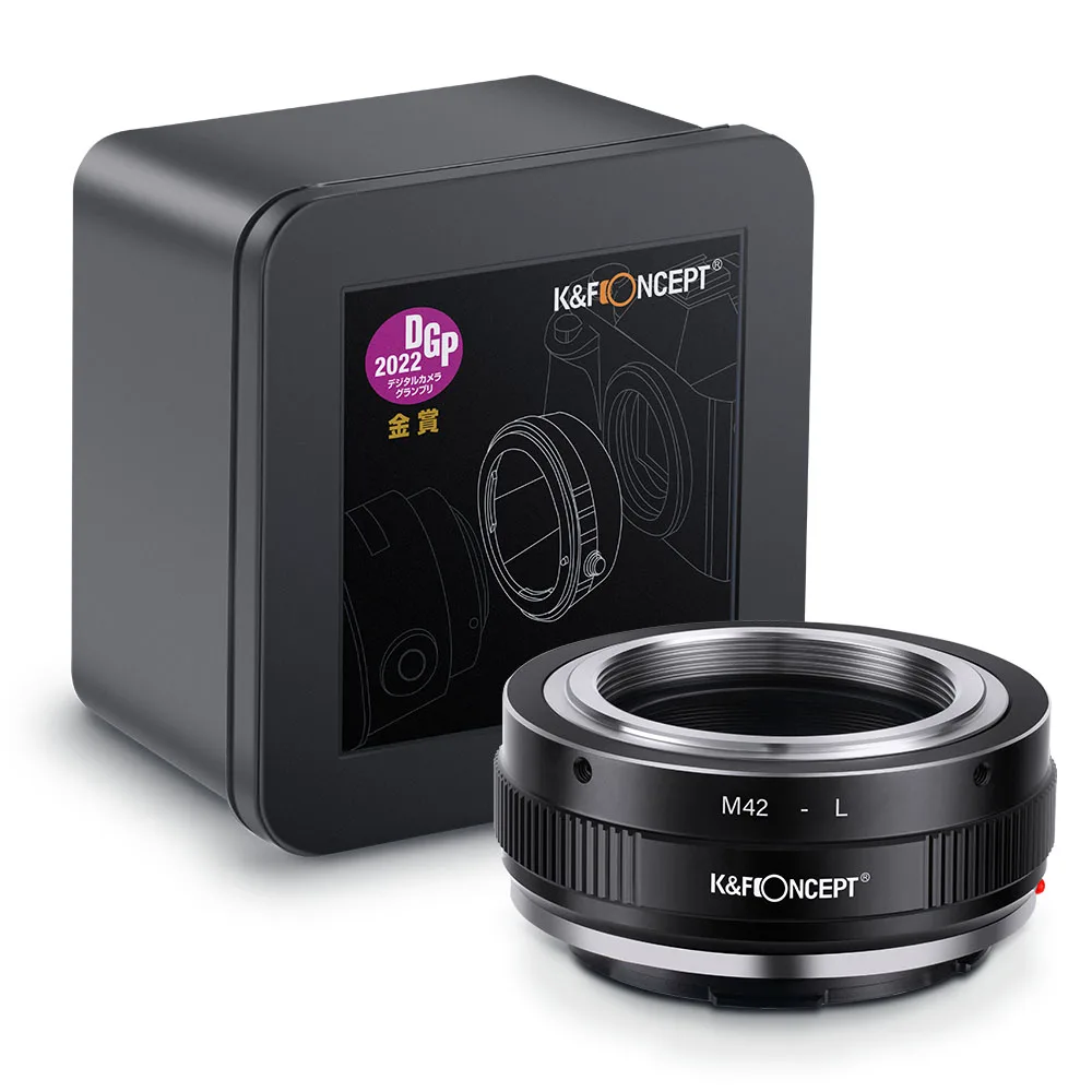 

K&F Concept Lens Adapter For M42 Screw Mount Lens to Leica TL TL2 CL SL SL2 Panasonic S1 S1R S1H S5 Sigma fp fpL