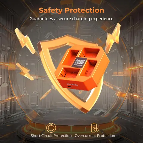 SmallRig 4-канальное зарядное устройство для аккумуляторов Sony NP-FZ100