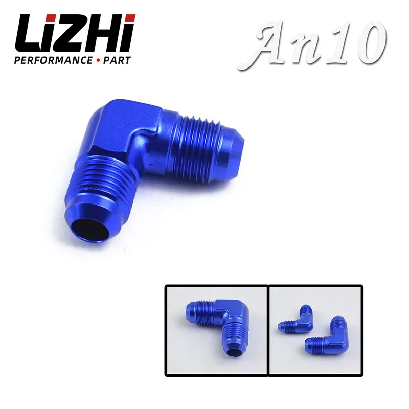 

LIZHI RACING - Flare Union 90 градусов AN10-10AN все мужские адаптеры/фитинги для масла и топлива