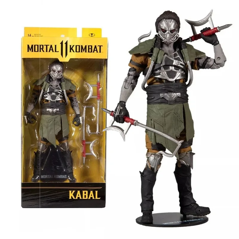 

Фигурка из натуральной серии Spawn, серия Mortal Kombat Kabal 7 дюймов, коллекционная подвижная модель, аниме экшн-фигурка, игрушки для детей