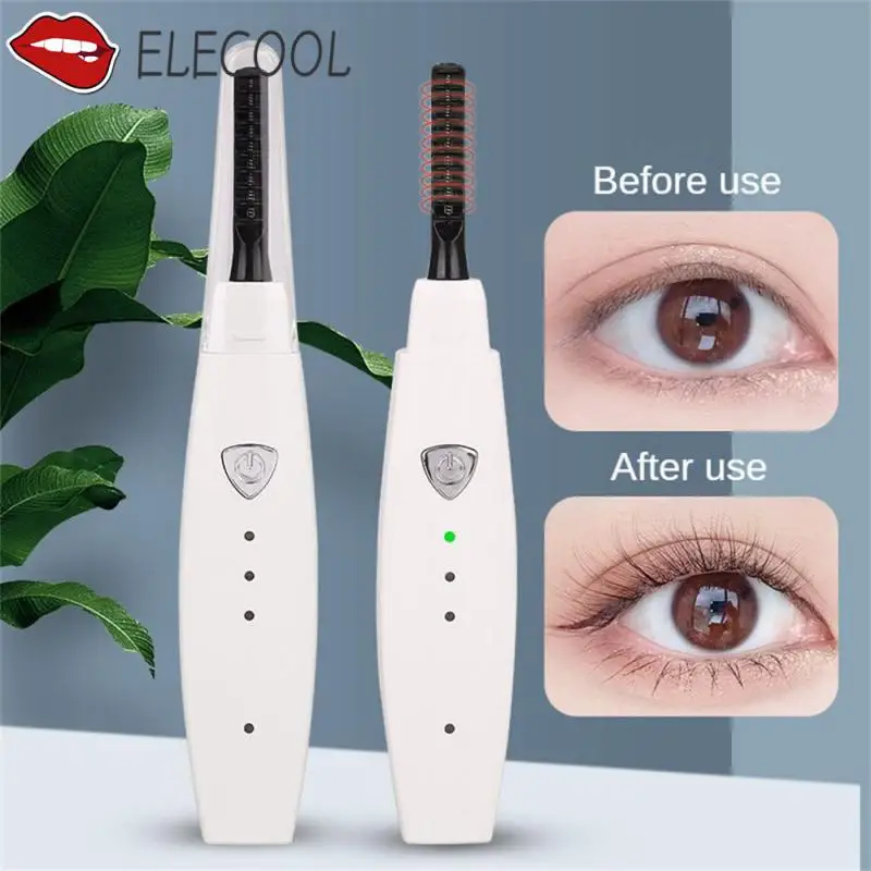 

Portable And Convenient Fast Heating Adjustable Temperature Eyelash Care Usb Eyelash Curler Curl And Lift Lashes Eyelash Curler