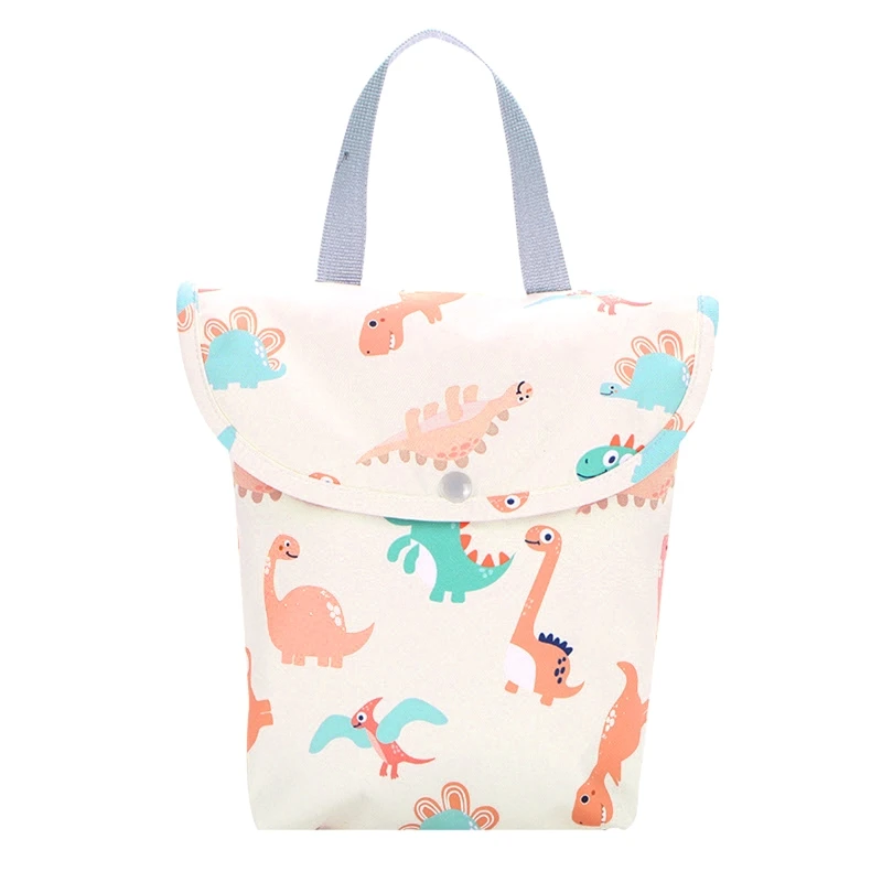 

Детская сумка для подгузников с ручкой, водонепроницаемая многоразовая вместительная сумка-тоут для путешествий, шоппинга