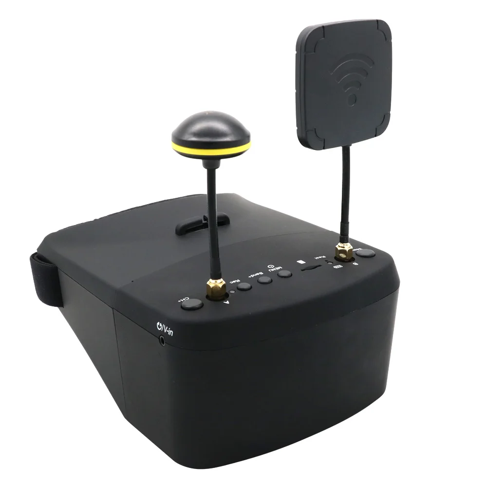 EV800D 5,8G 4,9G 40CH 5 дюймов гарнитура HD DVR разнообразие FPV очки W/ 25-1300mW переключаемый FPV передатчик VTX для RC FPV дрона