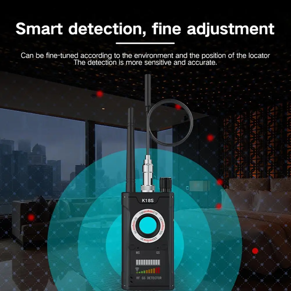 K18S Camera Detector Upgrade Signal Detection Scanner Infrared Finder GPS Locator GSM Secret Bug Finders For Home Office Hotel images - 6
