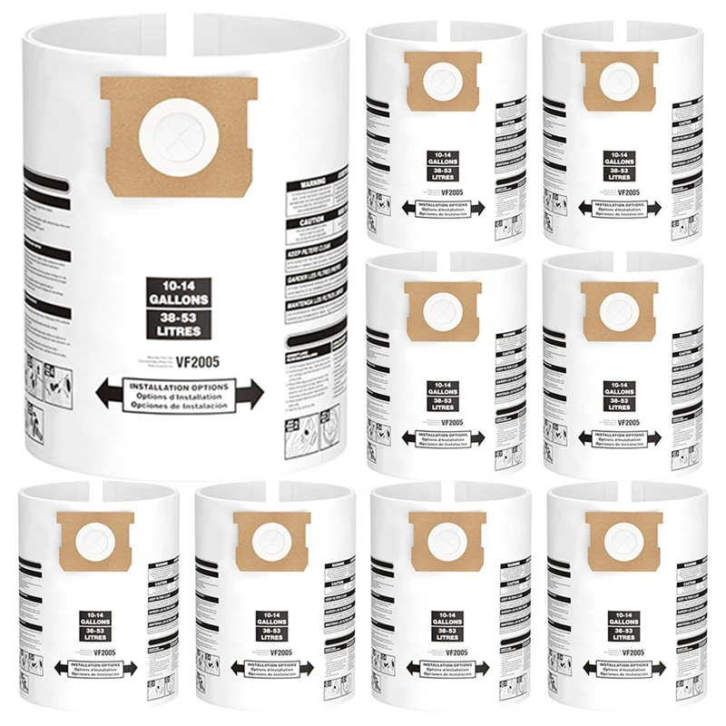 8 шт. вакуумные пакеты емкостью 10–14 галлонов для магазинных вакуумных пакетов