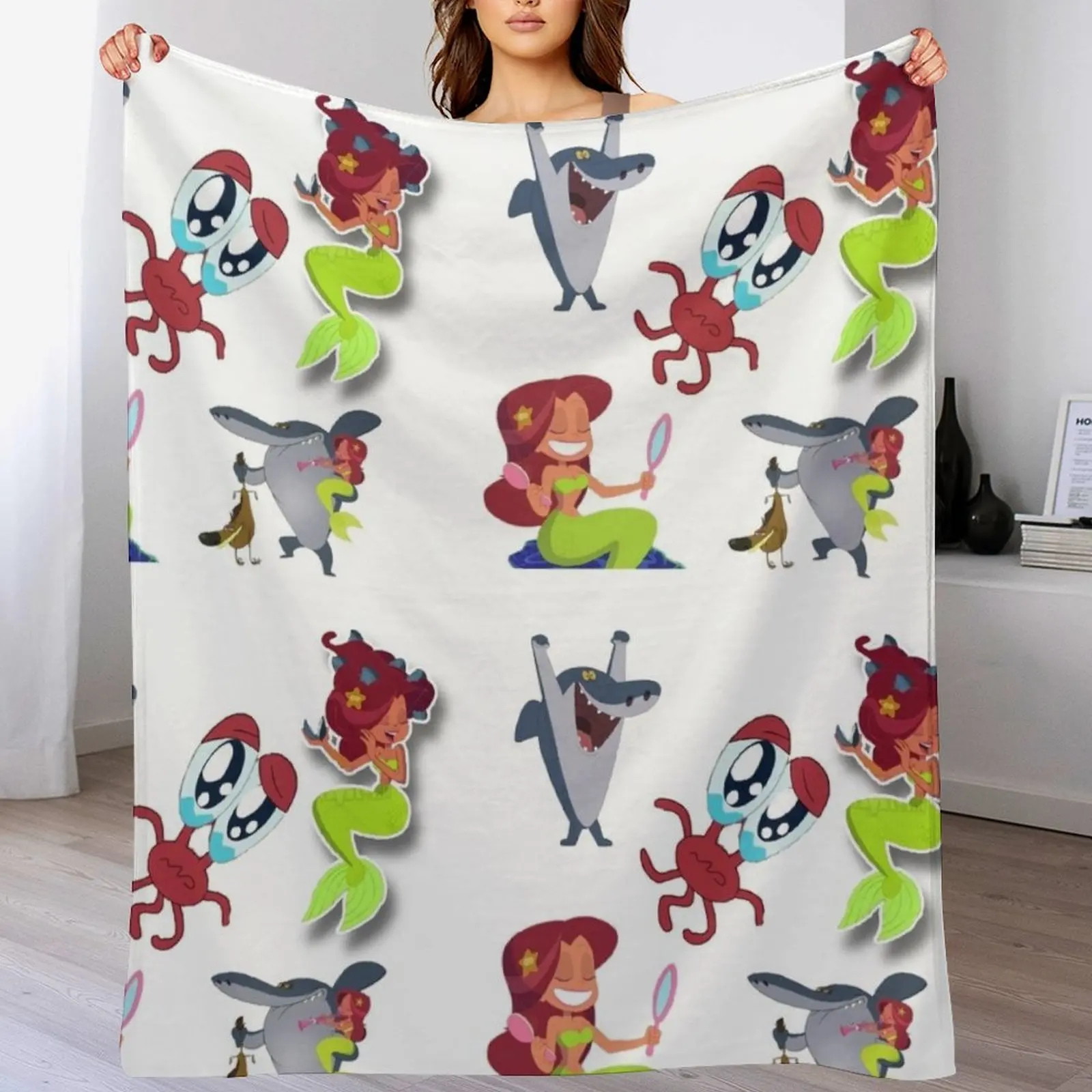 Наклейки Zigo and Sharko Pack одеяло косплей аниме милые одеяла для кровати