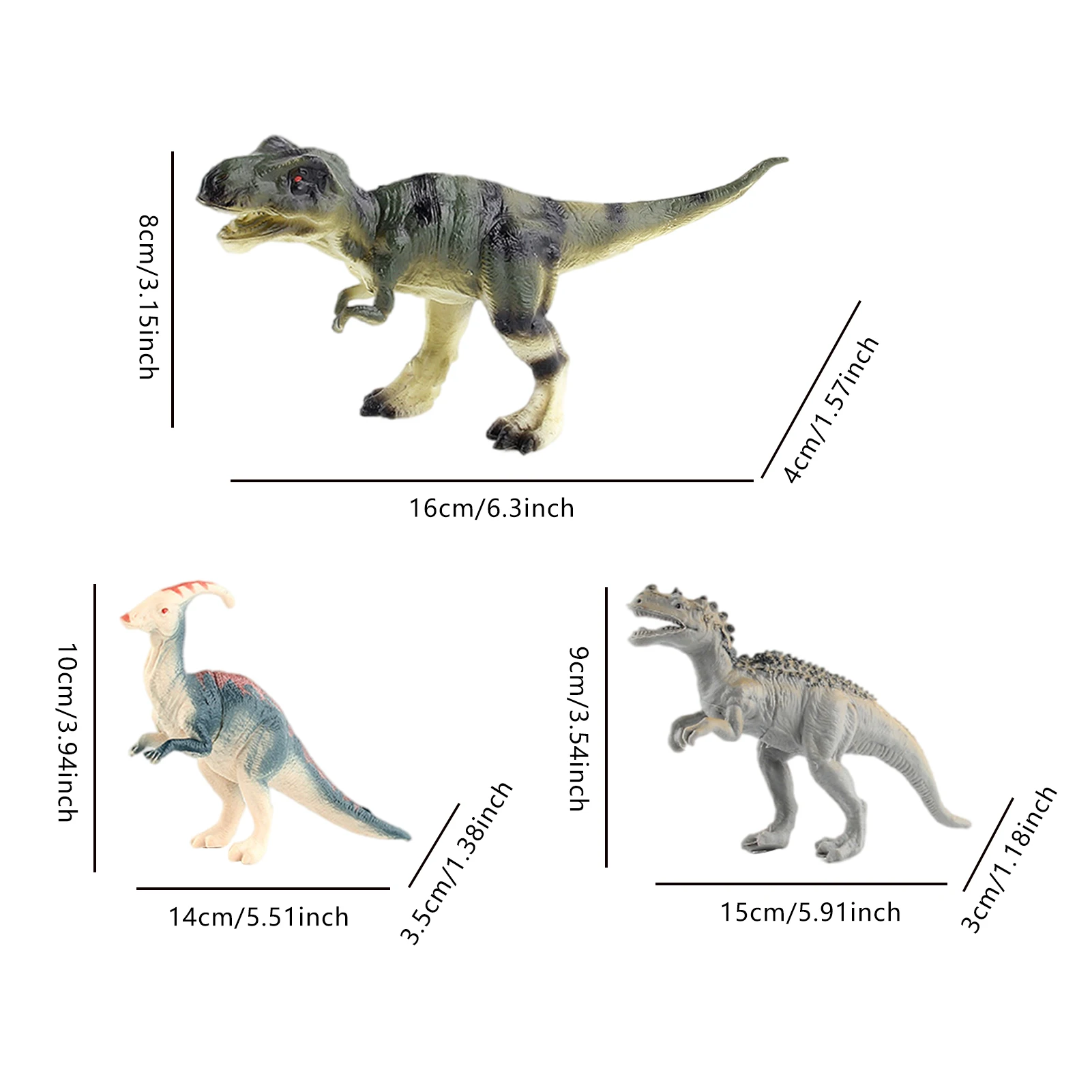 Фигурки-Модели Динозавров Юрского периода Оригинальные фигурки из Т-Рекс