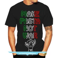 brand cotton men clothing male slim fit t shirt hetalia italy make pasta not war black t shirt