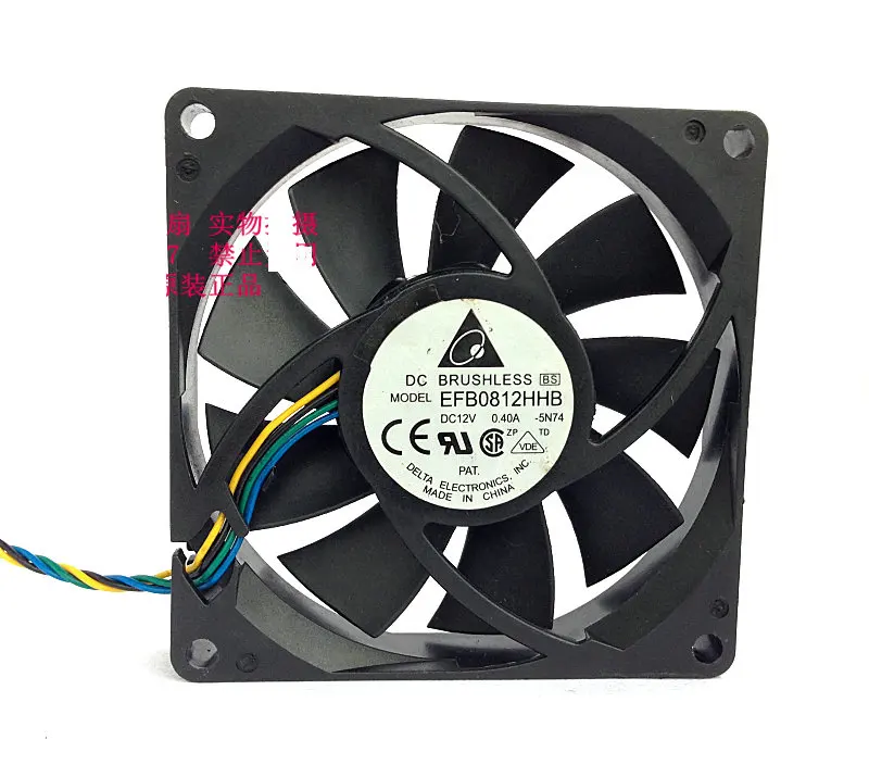 Фото 8CM EFB0812HB EFB0812HHB EFB0812LB EFB0812MB EFC0812DB 80*80*15MM 12V охлаждающий вентилятор №2