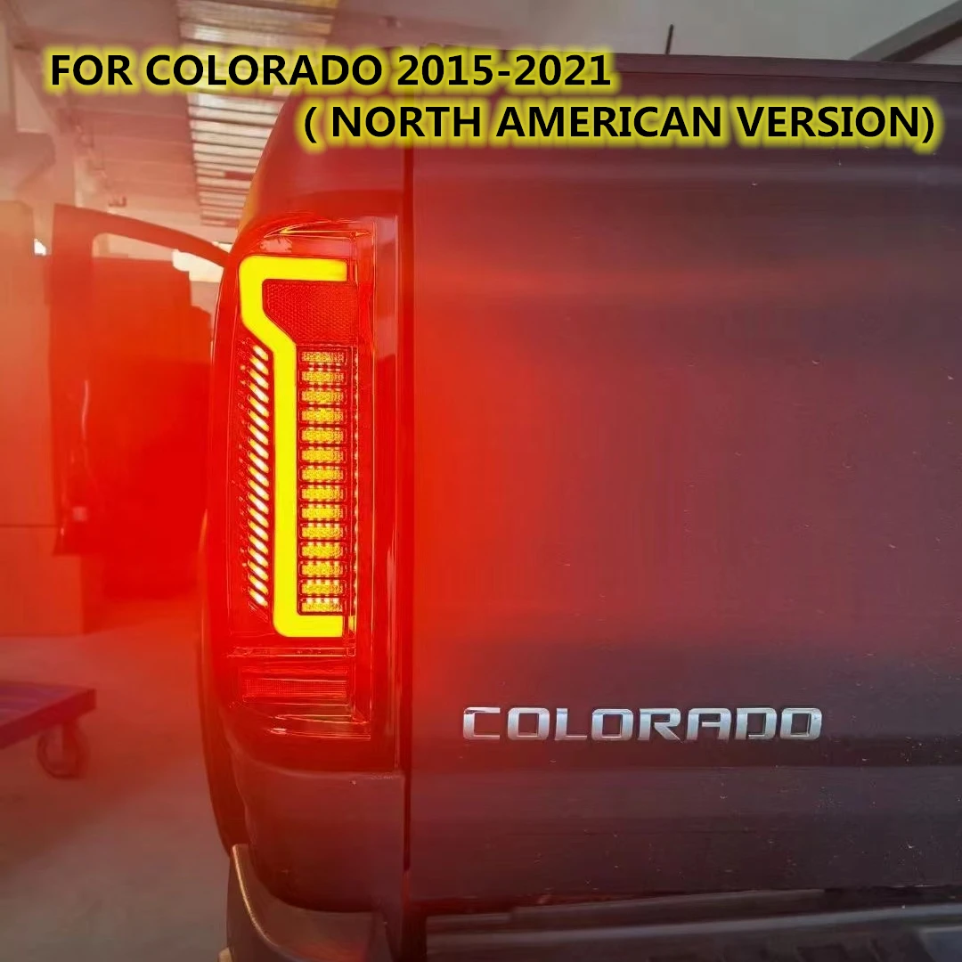 

Автомобильный светодиодный задний фонарь в сборе дымчатый черный 4X4 задний фонарь для внедорожника тормозной фонарь подходит для Колорадо ...