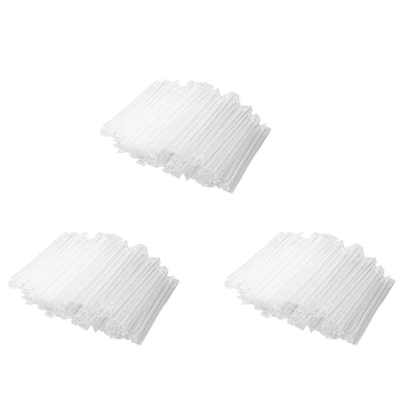 

900Pcs Smoothie Jumbo Straw Clear Plastic Drinking Straws For Milkshake Bubble Tea Jumbo Straws Fruit Shakes Promotion