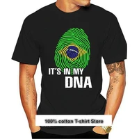 camiseta de brasil it in my dna para hombre camisa de orgullo brasile%c3%b1o sol
