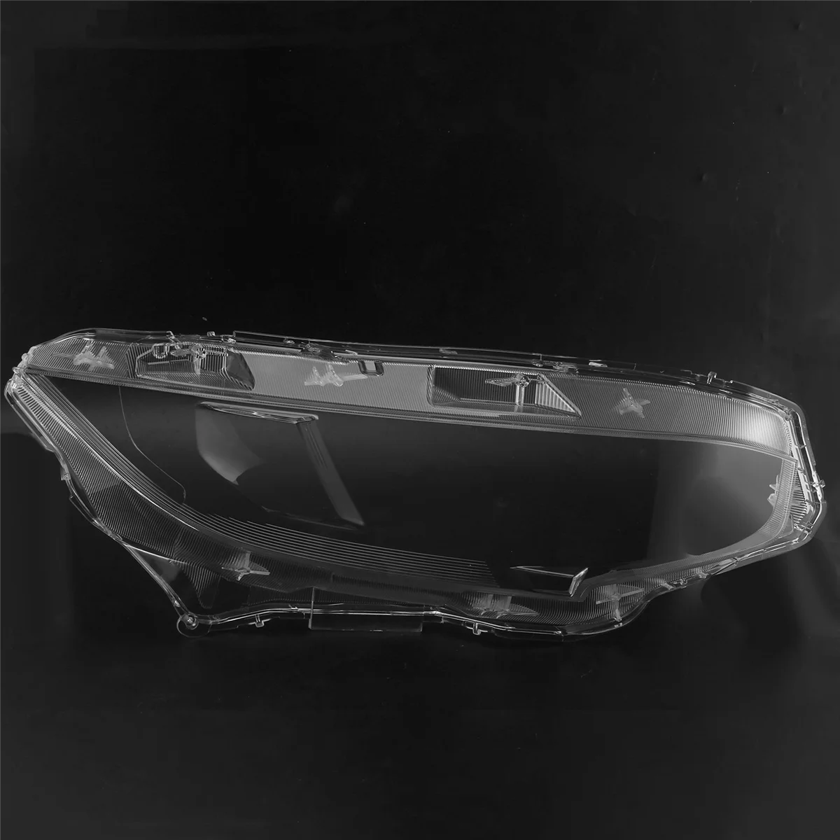 

1 пара крышек объектива фары для 2016 2017 2018 2019 Honda Civic галогенная фара объектива лампы затемнения автомобиля искусственная оболочка