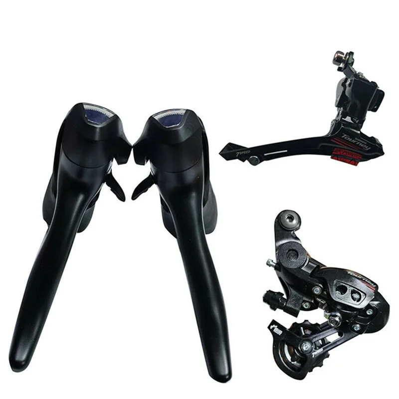 Tourney A070 2X7 Speed Groepset Voor Achter Derailleur Shifter Fiets Cyclus 14S Racefiets fietsen Deel