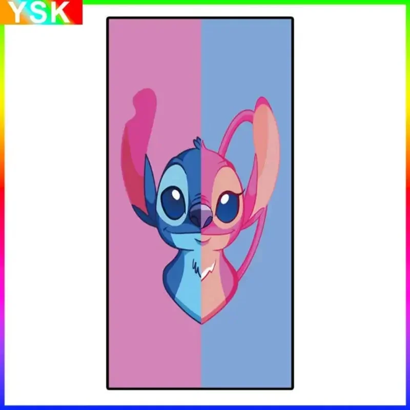 Голубое банное полотенце для плавания с вышивкой купания абсорбирующее