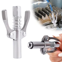 car grease nozzle oiling gun quick release double handle grease gun lock clamp high pressure 10000 psi car oil syringe tools