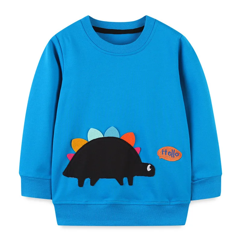 

Children's Hoodie Boys' Casual Dinosaur Cartoon Printing spring- autumn Coat Boy Long Sleeve Sweatshirt Warm Child Top Child