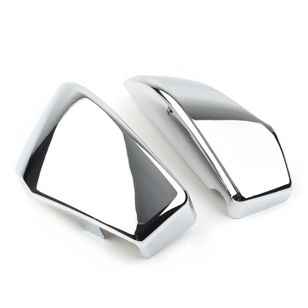 1 пара хромированных боковых чехлов для аккумуляторов мотоцикла из АБС-пластика