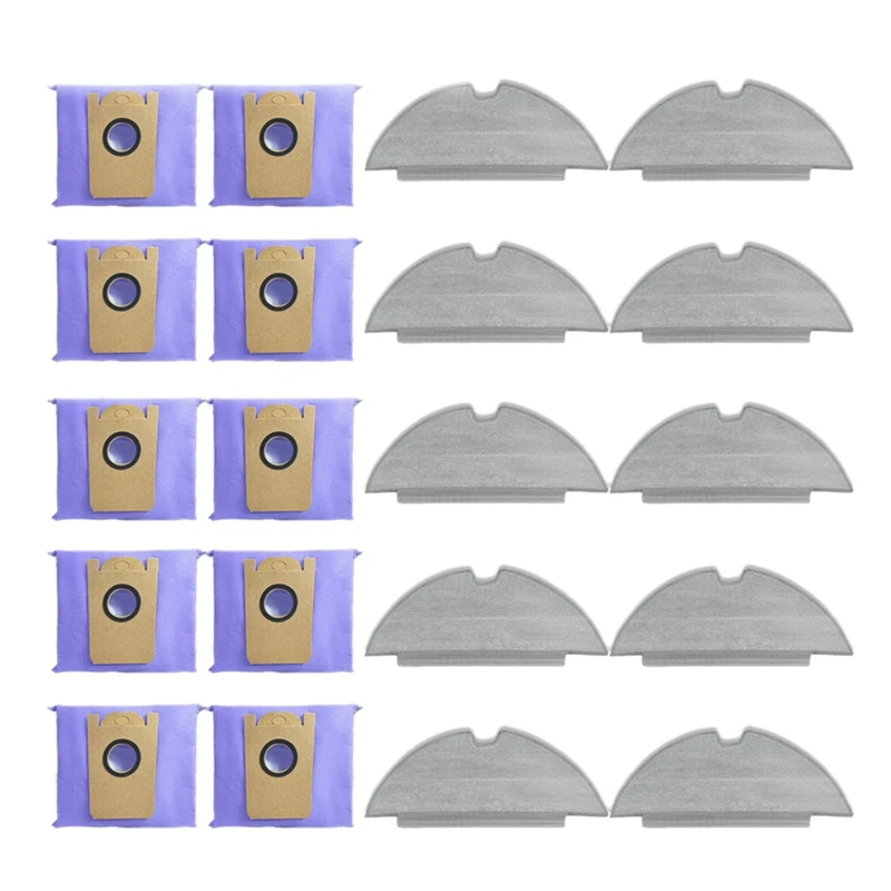 

For Eufy Robovac L35 Hybrid+, LR30 Hybrid+ Robot Vacuum Replacement Spare Parts Accessories Mop Cloth Dust Bag