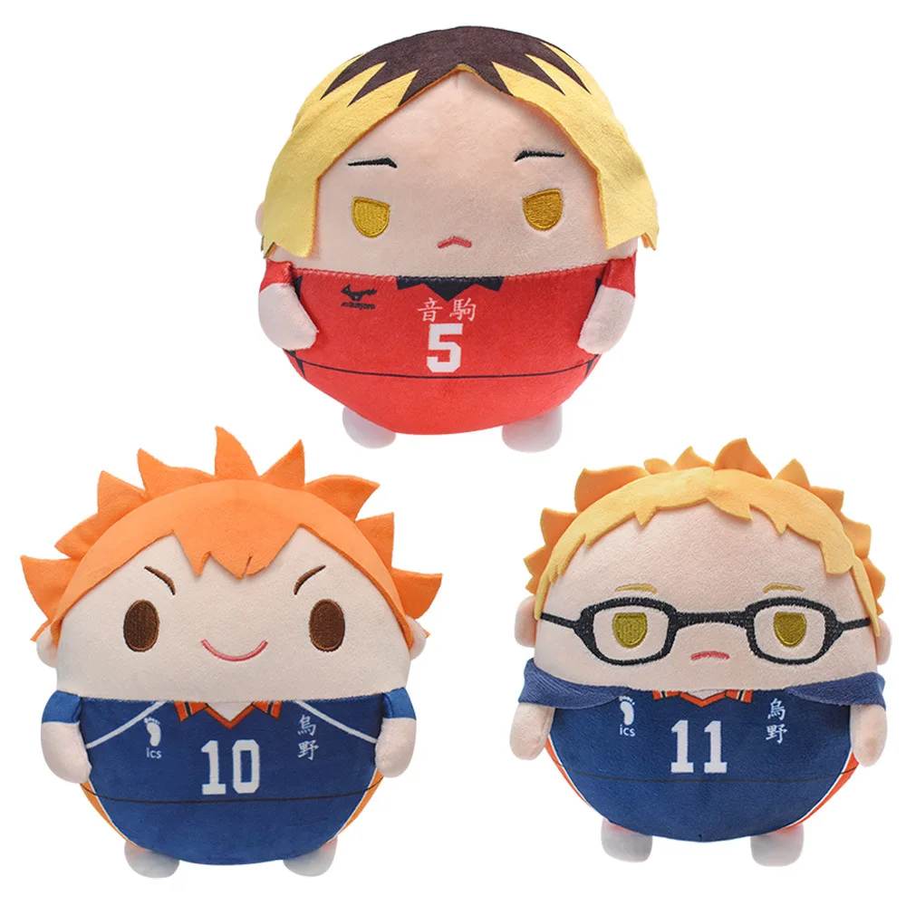 

20cm Cartoon Plush Pillow Doll Toys Anime Haikyuu Tsukishima Kei Kozume Kenma Kuroo Tetsurou Kageyama Hinata Shoyo Stuffed Gift