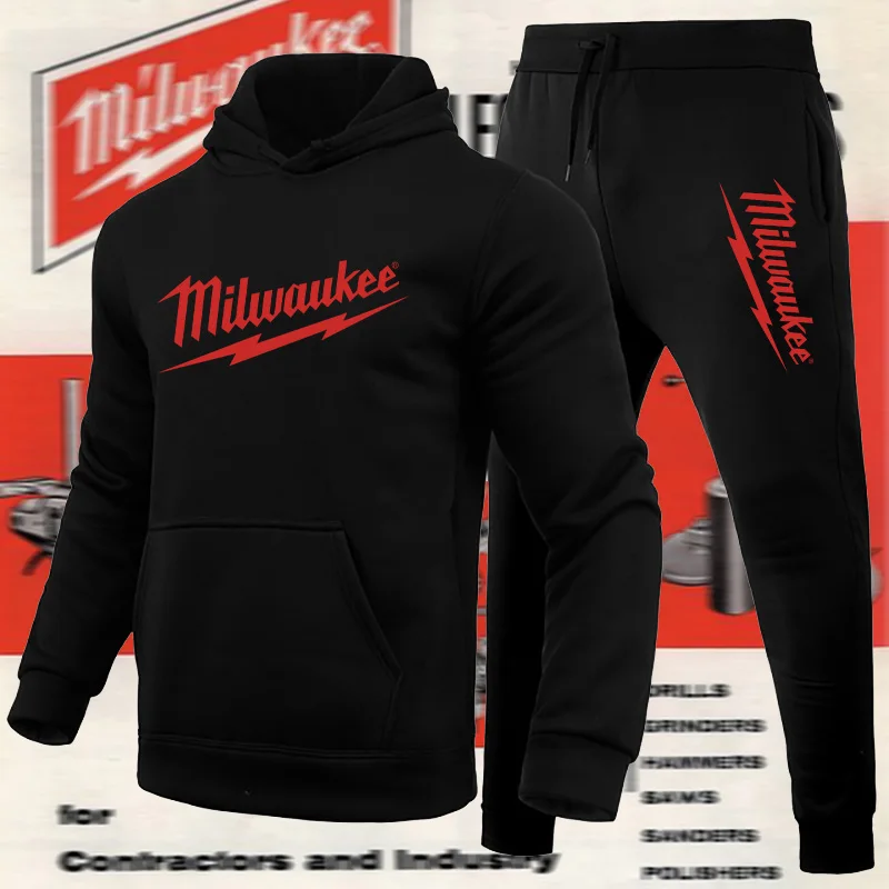 

Мужские брендовые спортивные костюмы с капюшоном, мужской пуловер с капюшоном и брюки, комплекты одежды, мужской спортивный свитшот, костюм