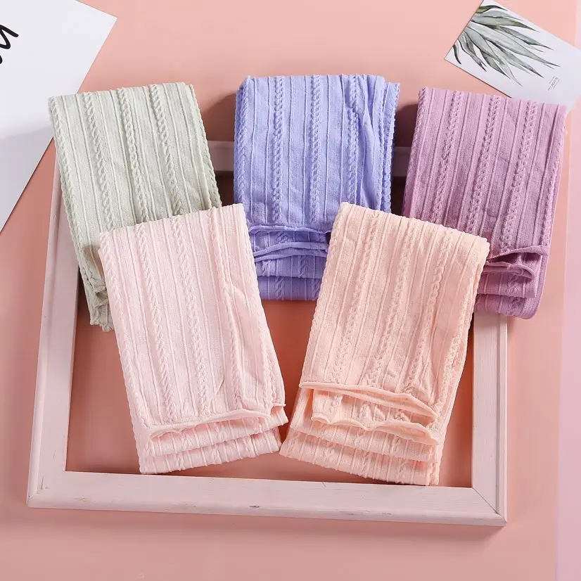 1 Strip Soft Nylon Headbands Cable Fabric Baby Newborn Turban Cable Knit Hair Band Infant Toddler Children DIY Accessories