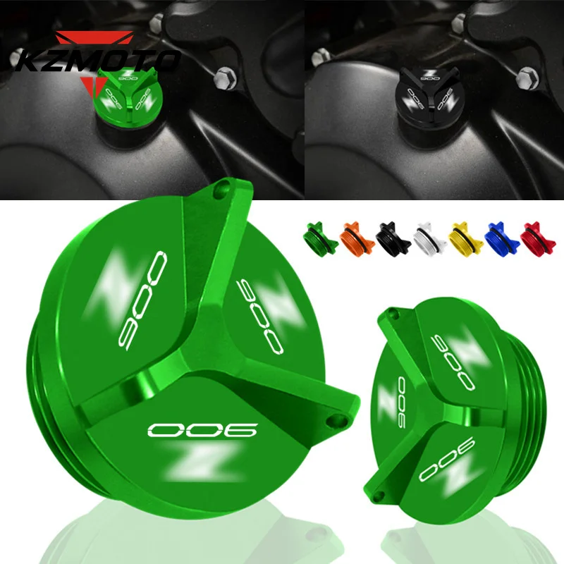 

Motorcycle CNC Accessories M20*2.5 Engine Oil Drain Plug Covers For Kawasaki Z900 Z 900 2017 2018 2019 2020 2021 High Quality