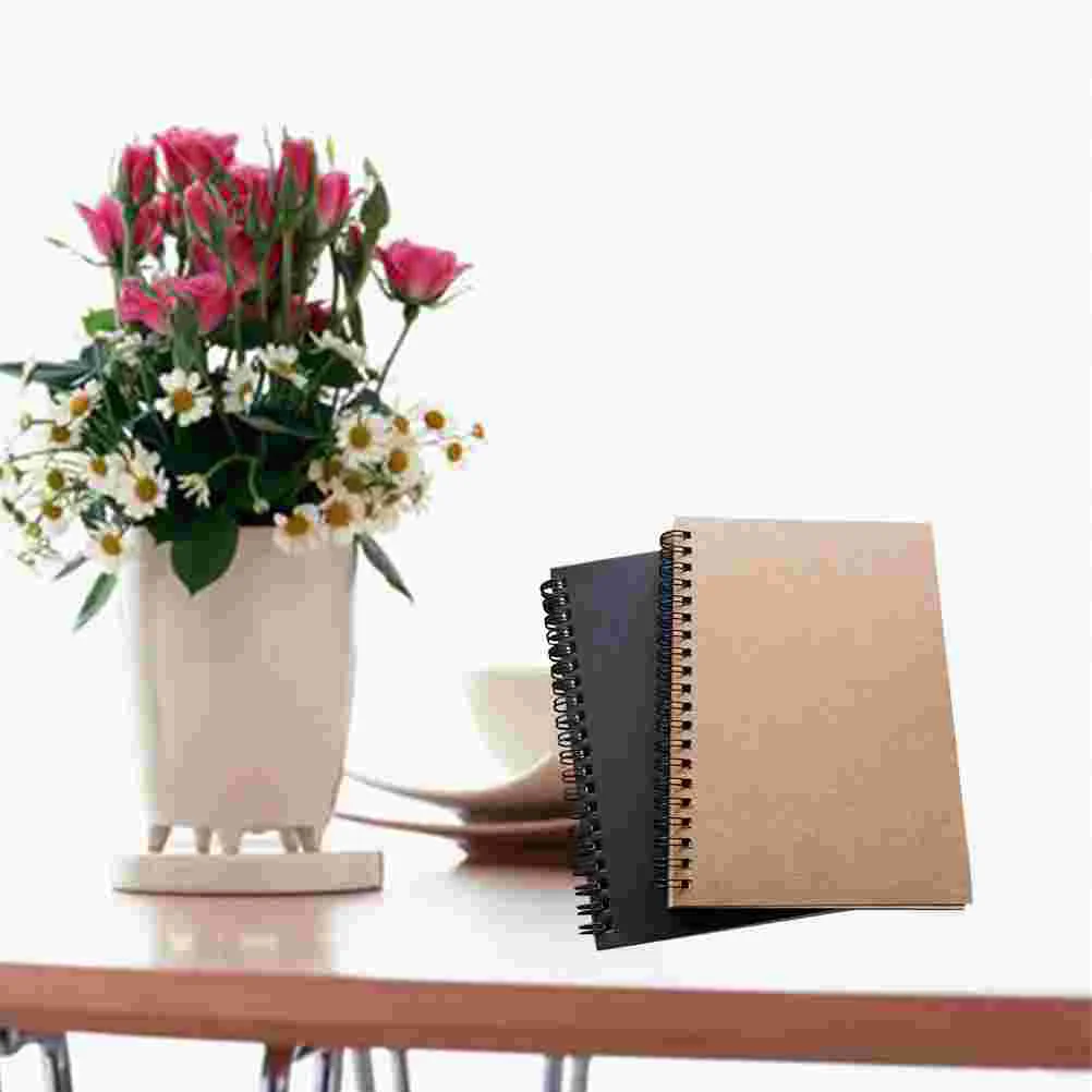 

2 шт., винтажный блокнот из крафт-бумаги