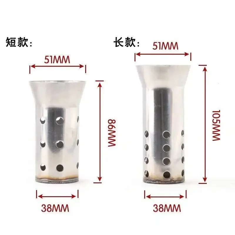 Универсальный глушитель выхлопной трубы из нержавеющей стали 51 мм DB Killer для Honda