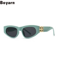 boyarn eyewear metal inlay sunglasses trend street photography modern retro luxury brand design sunglasses