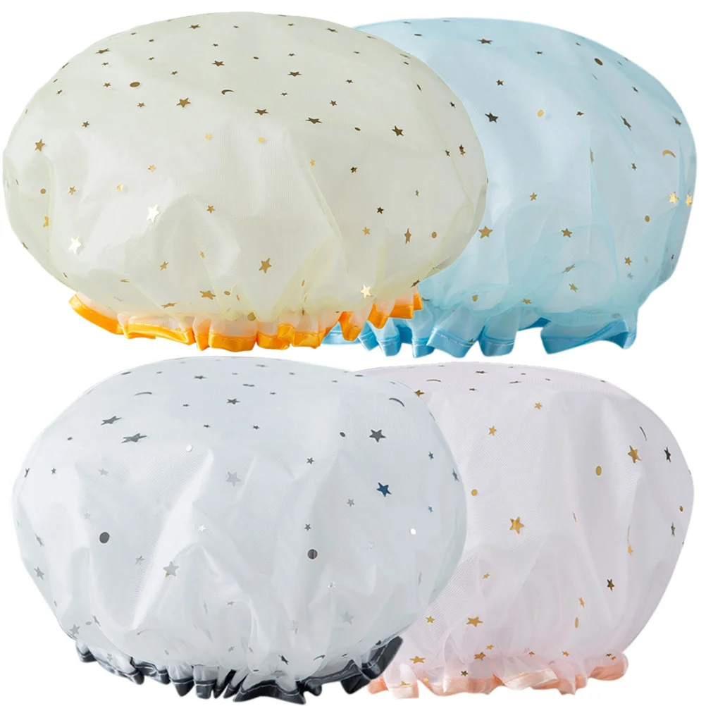 

Hat Women Washing Shower Girls Comfortable Portable Reusable Wear Resistant Supplies Daily Use Lovely Compact