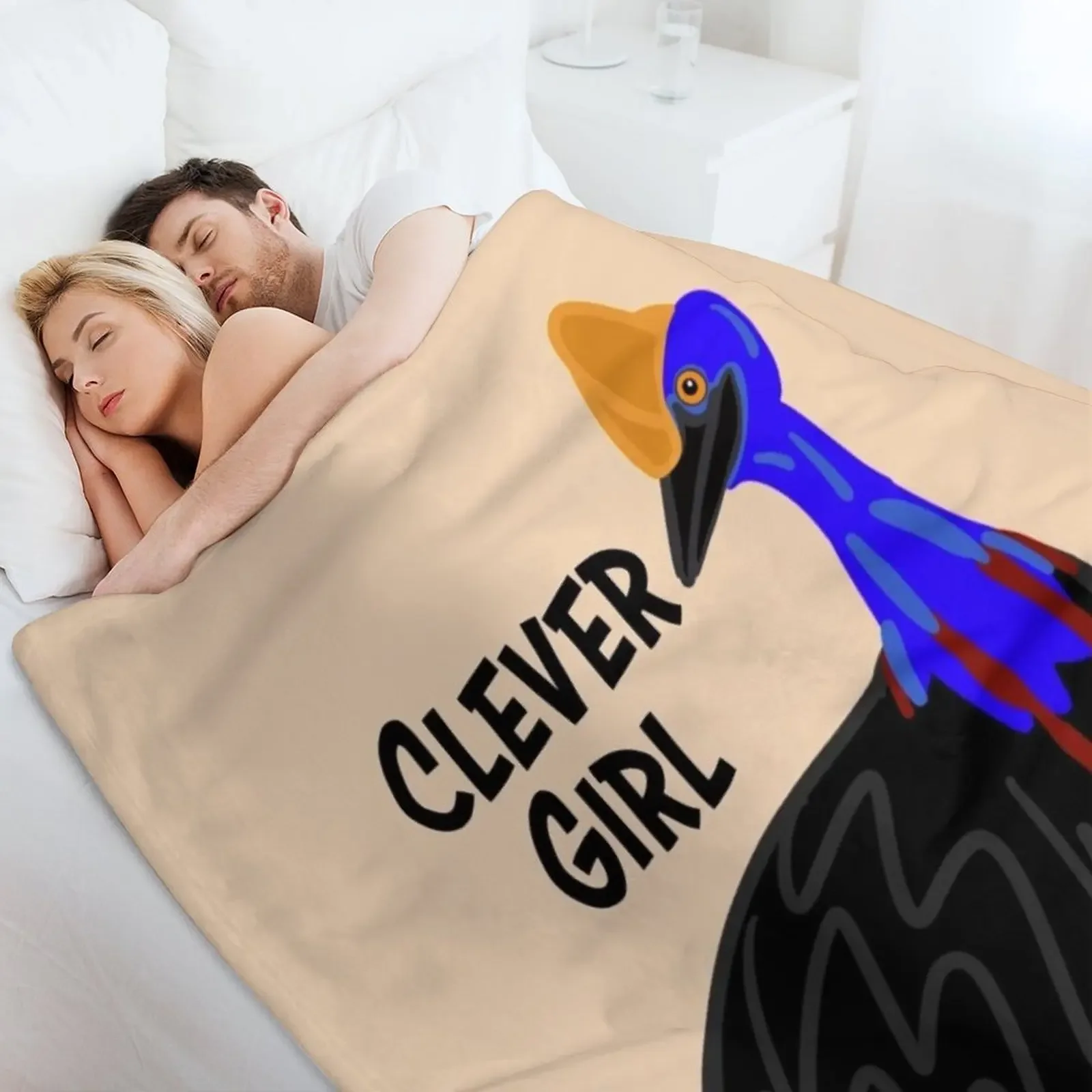 Cassowary персональное плюшевое одеяло