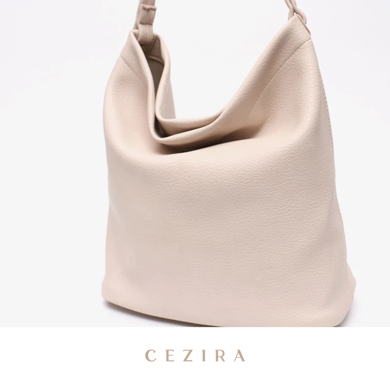 CEZIRA простая повседневная сумка из искусственной кожи для женщин одноцветная