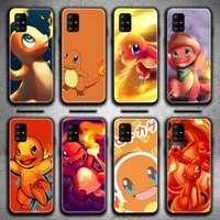 cute pokemon charmander phone case for samsung galaxy a52 a21s a02s a12 a31 a81 a10 a30 a32 a50 a80 a71 a51 5g
