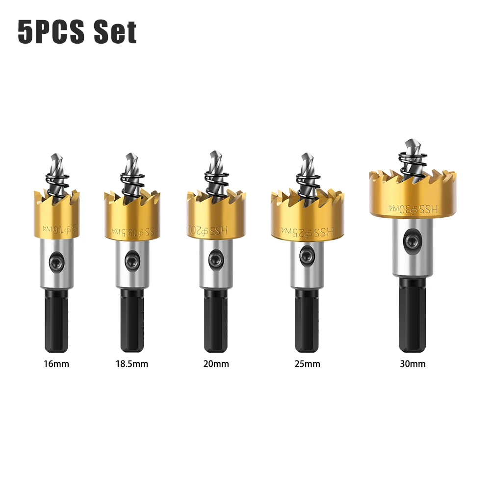 

Корончатые сверла из быстрорежущей стали RCT 16-30 мм