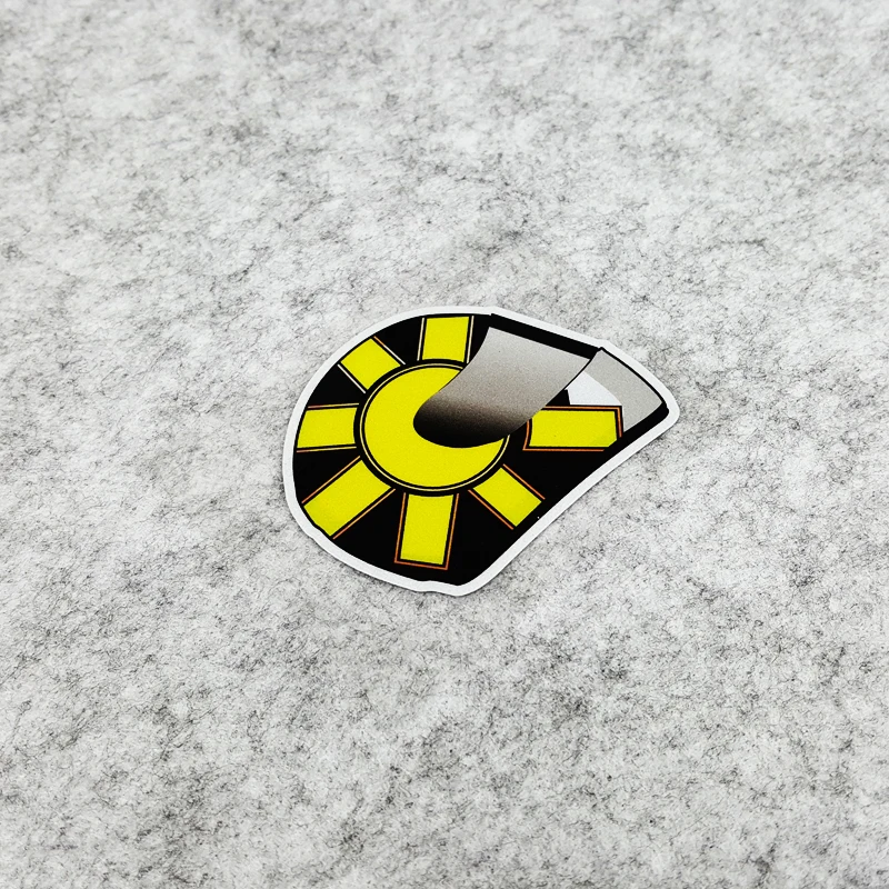 

S040 Reflective Motorcycle Helmet Stickers and Decals Sun Moon Waterproof MOTO GP Rossi Racing for Car Side Window Trunk