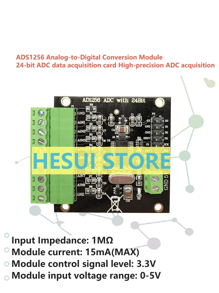 Модуль ADS1256 24-битный АЦП
