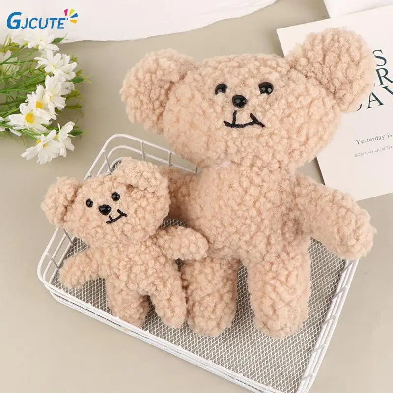 

19/25 см Искусственный рот надменный коричневый медведь плюшевая игрушка мягкие Мультяшные Животные медведь кукла-подвеска школьная сумка рюкзак аксессуары