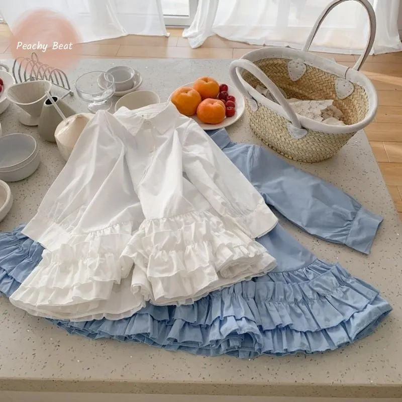 Рубашка детская хлопковая с длинным рукавом на возраст 18-10 лет