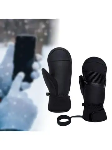 Лыжные перчатки из полиэстера