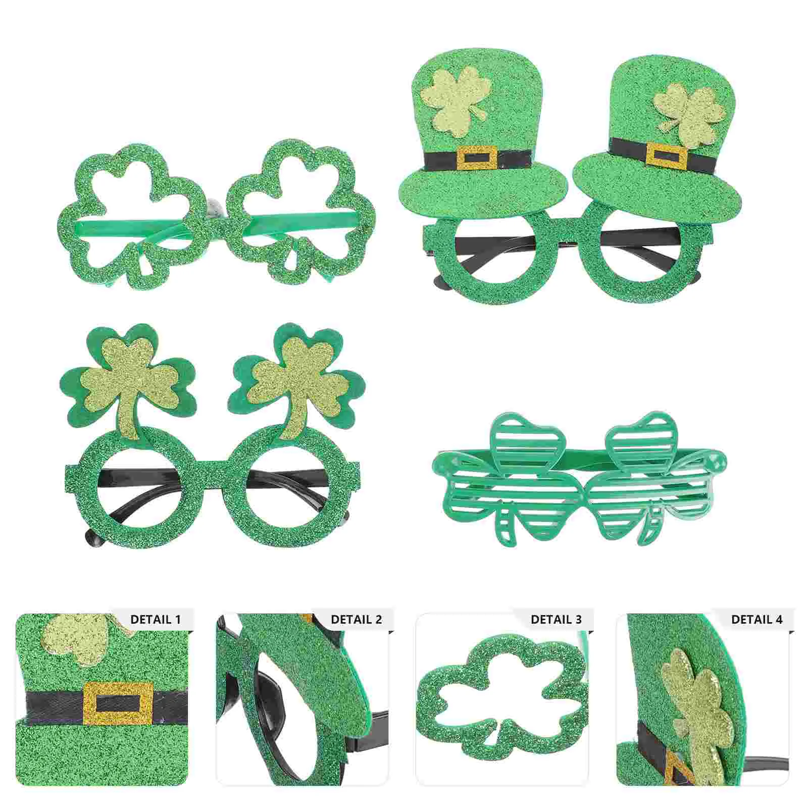 

Patrick Day Glasses Party S Decor St Patricks Eyeglasses Cosplay Favors Accessories Props Leprechaun Costume Sunglasses Photo