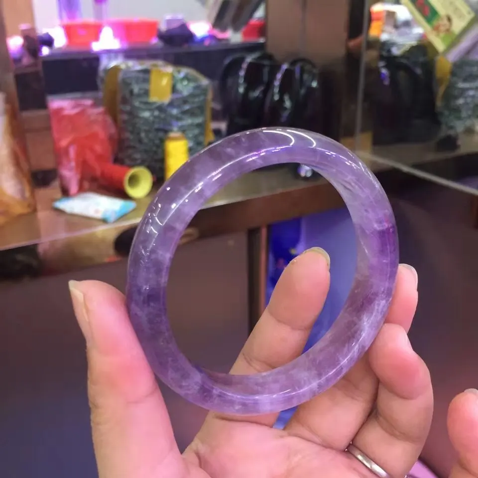 Натуральный браслет с аметистом Модные женские ювелирные изделия из настоящего