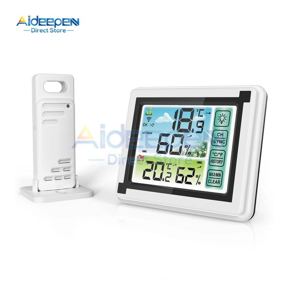 

Беспроводной цифровой термогигрометр Aideepen
